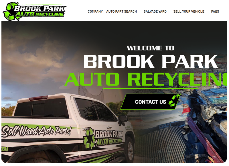 Brook Park Auto Recyling Website
